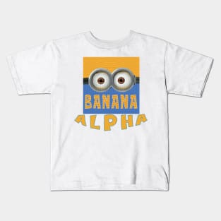 MINION BANANA USA ALPHA Kids T-Shirt